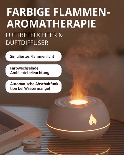 Aroma Flame Diffuser- 7 Farb LED